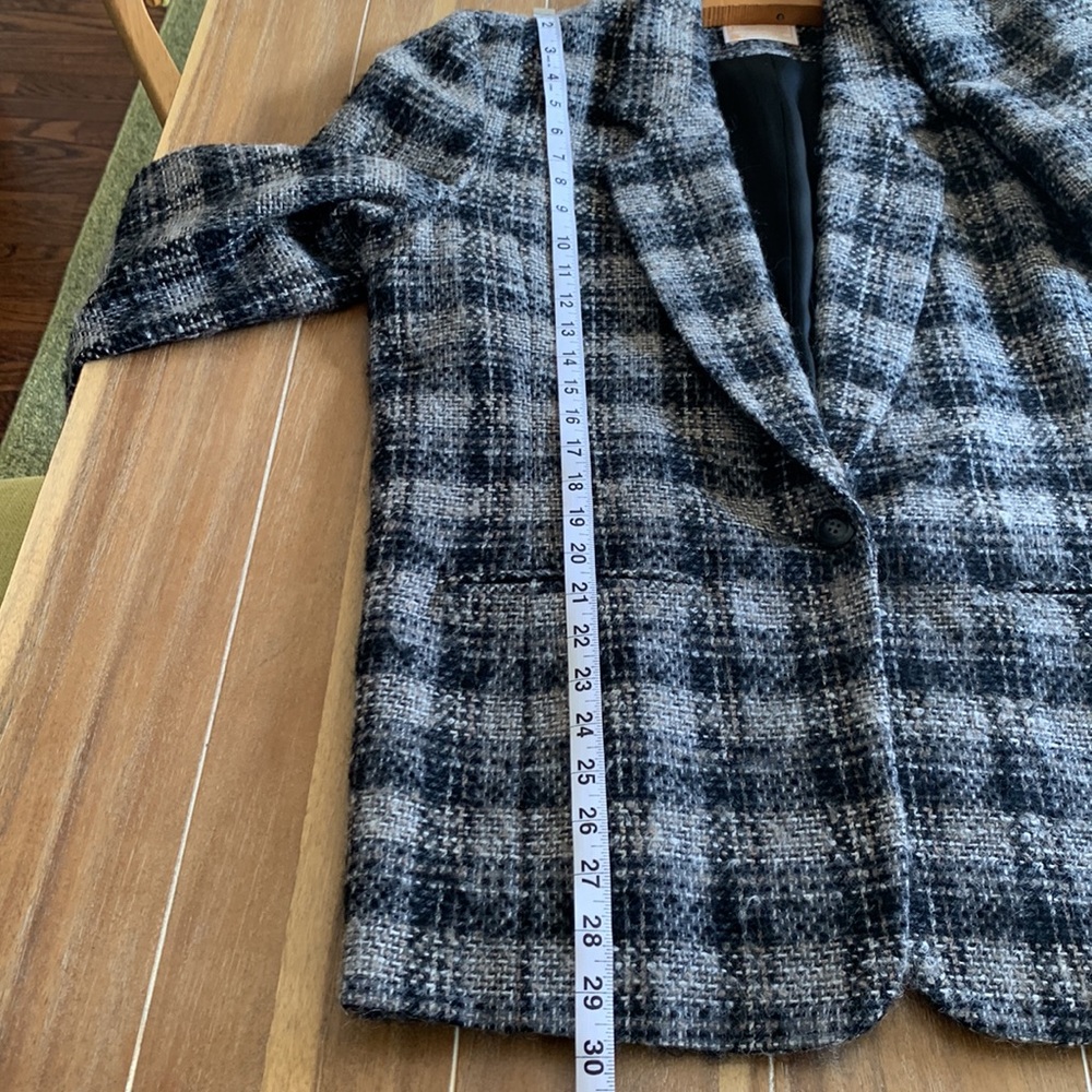 Pendleton | Black, White & Ecru Blazer | Size 12 - image 7